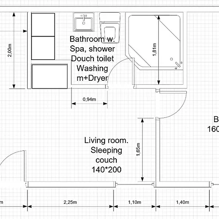 Cypernsvej 19, 2 - 19a, Basement Apartman